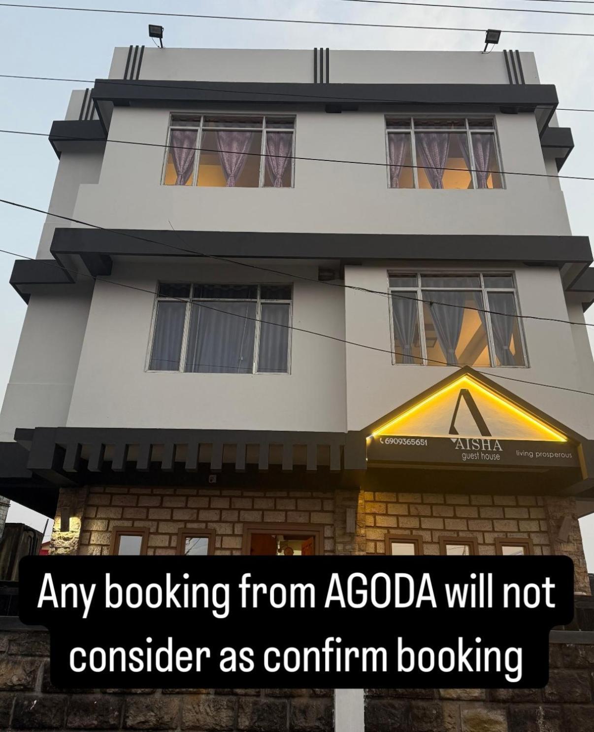 Aisha Guest House Bed & Breakfast Cherrapunji Extérieur photo